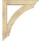 Ekena Millwork Thorton Traditional Rough Sawn Bracket w/ Offset Brace, Douglas Fir, 6"W x 32"D x 36"H BKT0604X32X36THR01RDF - alternate 2